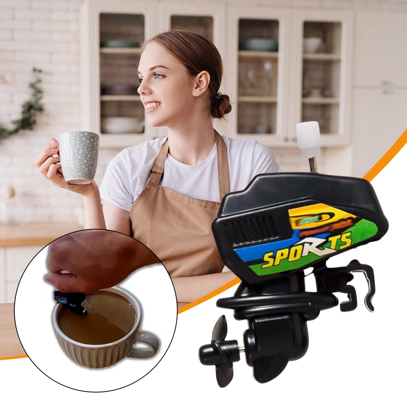 Boat Motor Coffee Stirrer | 6.5cm Außenbordmotor Kaffee Rührstäbchen | Außenbordmotor M-ini Bootsmotor Kaffeemixer Neuheit Getränkerührer | Kreative Bootsmotor Kaffeemaschine Kaffee Gadgets