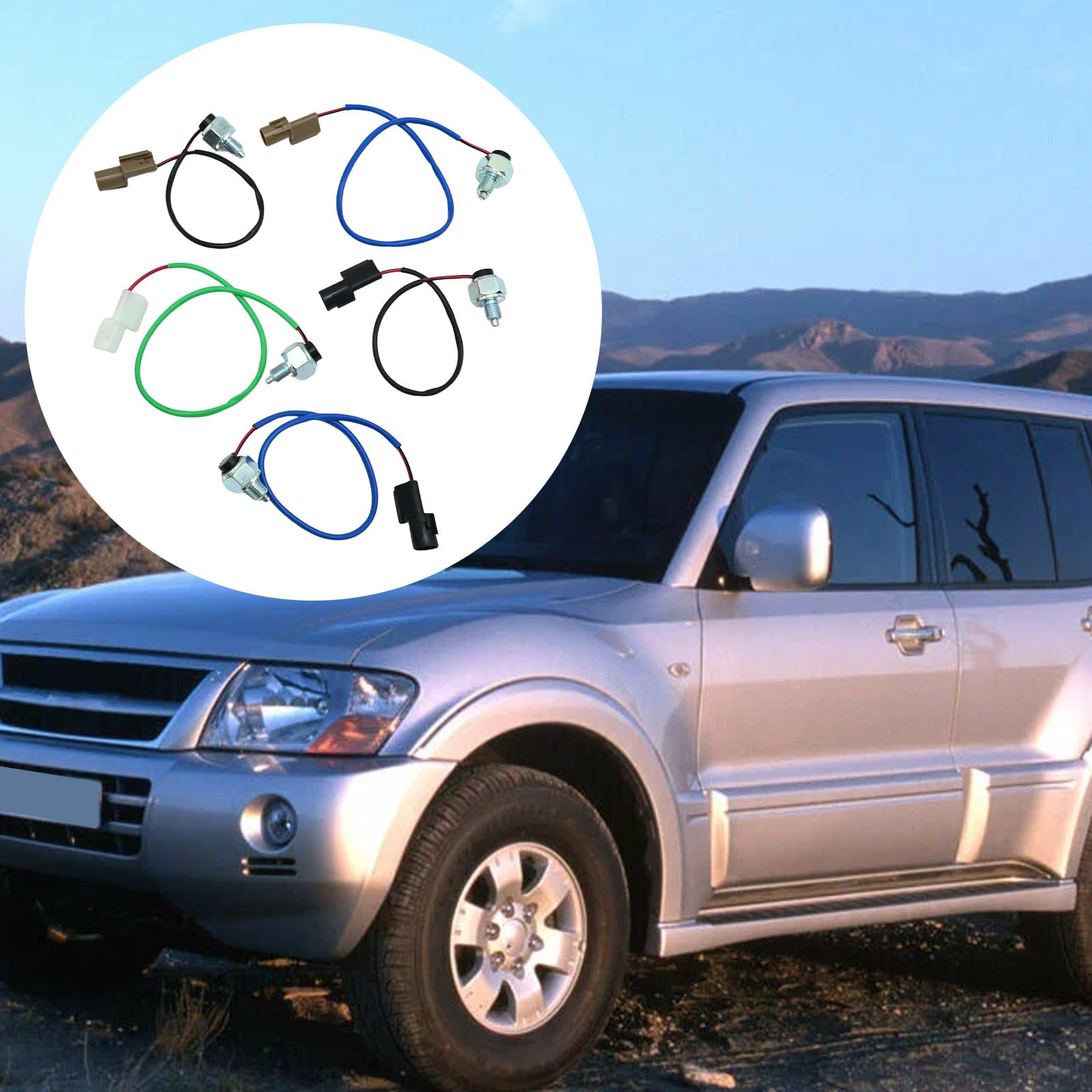 5 interruttori MR580151 per custodia di trasferimento, ricambio per Mitsubishi Montero 3.5 2000-2006 Pajero 1999-2007, sostituisce MR580152 MR580153 MR580154 MR580155