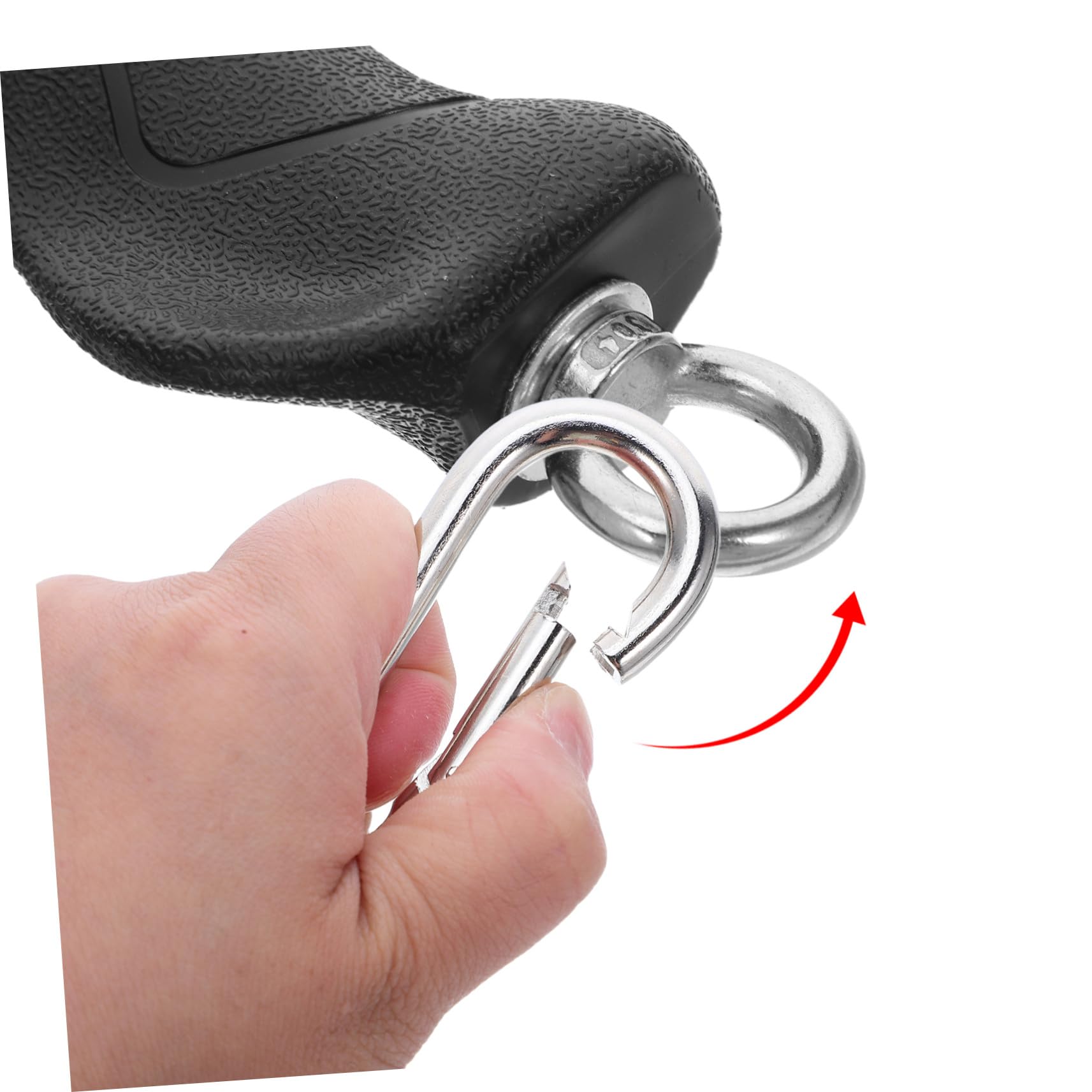 Anneome 2 Szt. Szt Uchwyty Do Maszyn Kablowych z Podwójnym Pierścieniem Ergonomiczne Wytrzymałe Rączki Do Treningu Siłowego Kompatybilne z Różnym Sprzętem Fitness Wygodne i Trwałe