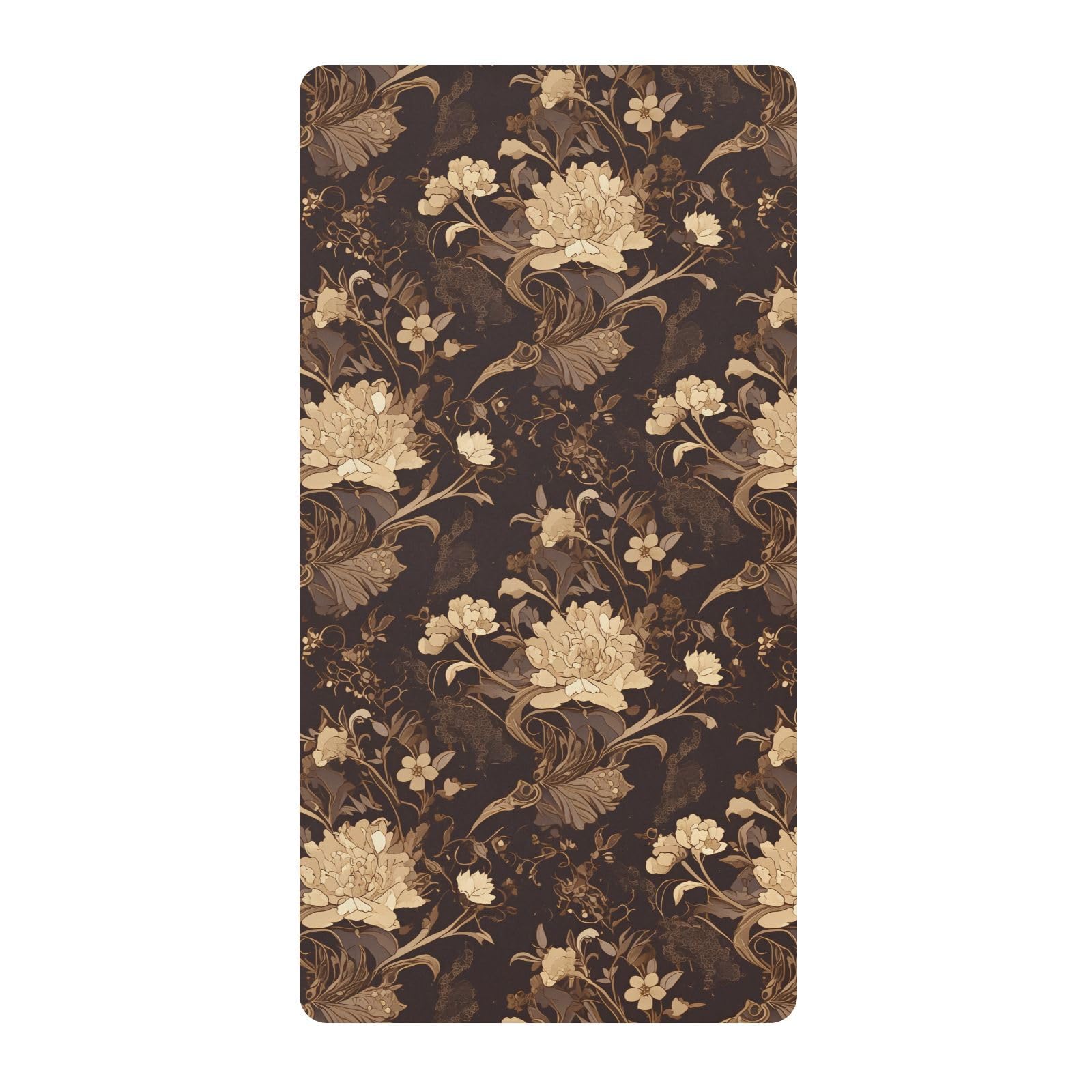 Sábanas para cuna de bebé con diseño floral vintage para niños y niñas, sábana de algodón, suave, transpirable, para decoración de guardería