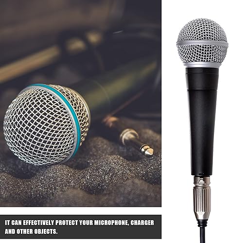 Miniatura 5 de Happyyami Funda de micrófono inalámbrico para micrófono portátil, carcasa dura, almacenamiento de bolso para proyector, funda de micrófono,