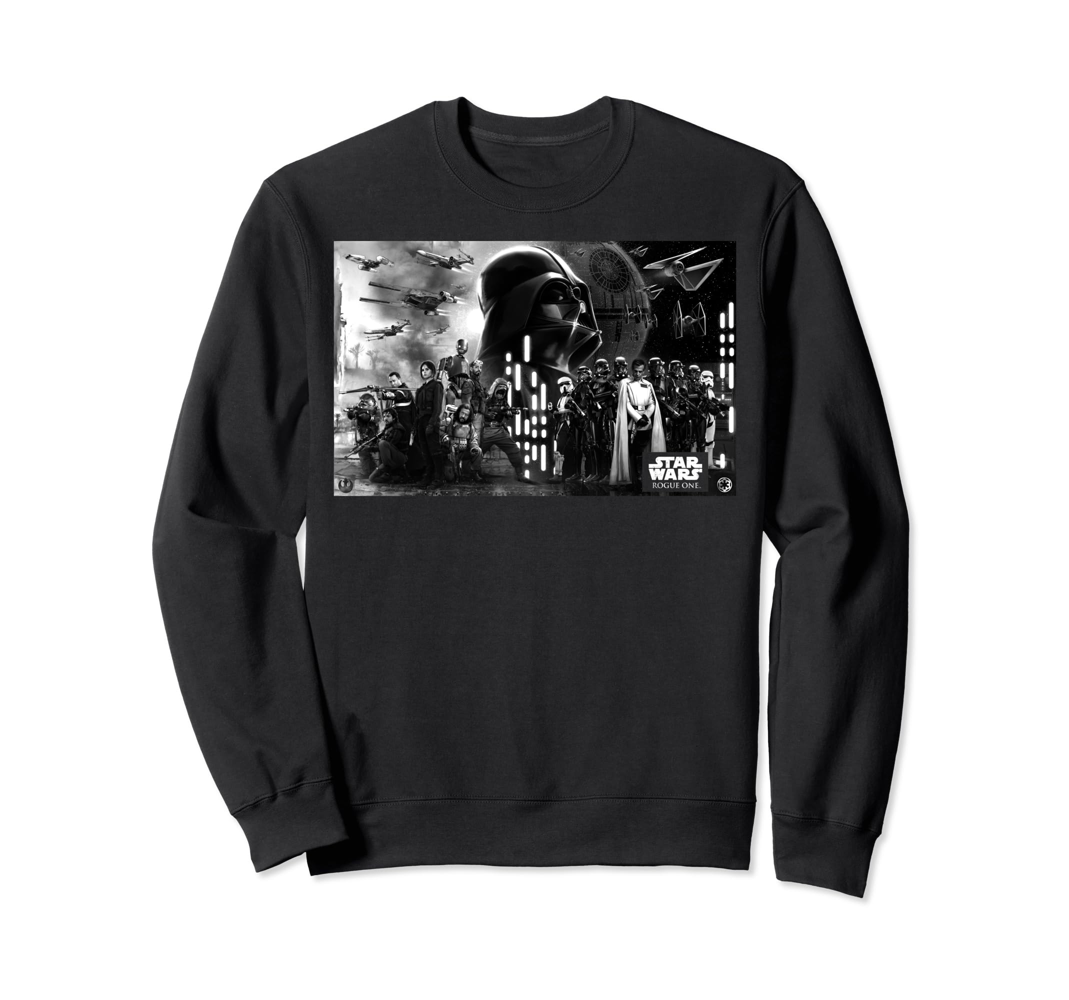 Star Wars Rogue One Death Star Battle Groupshot Sweatshirt, Black