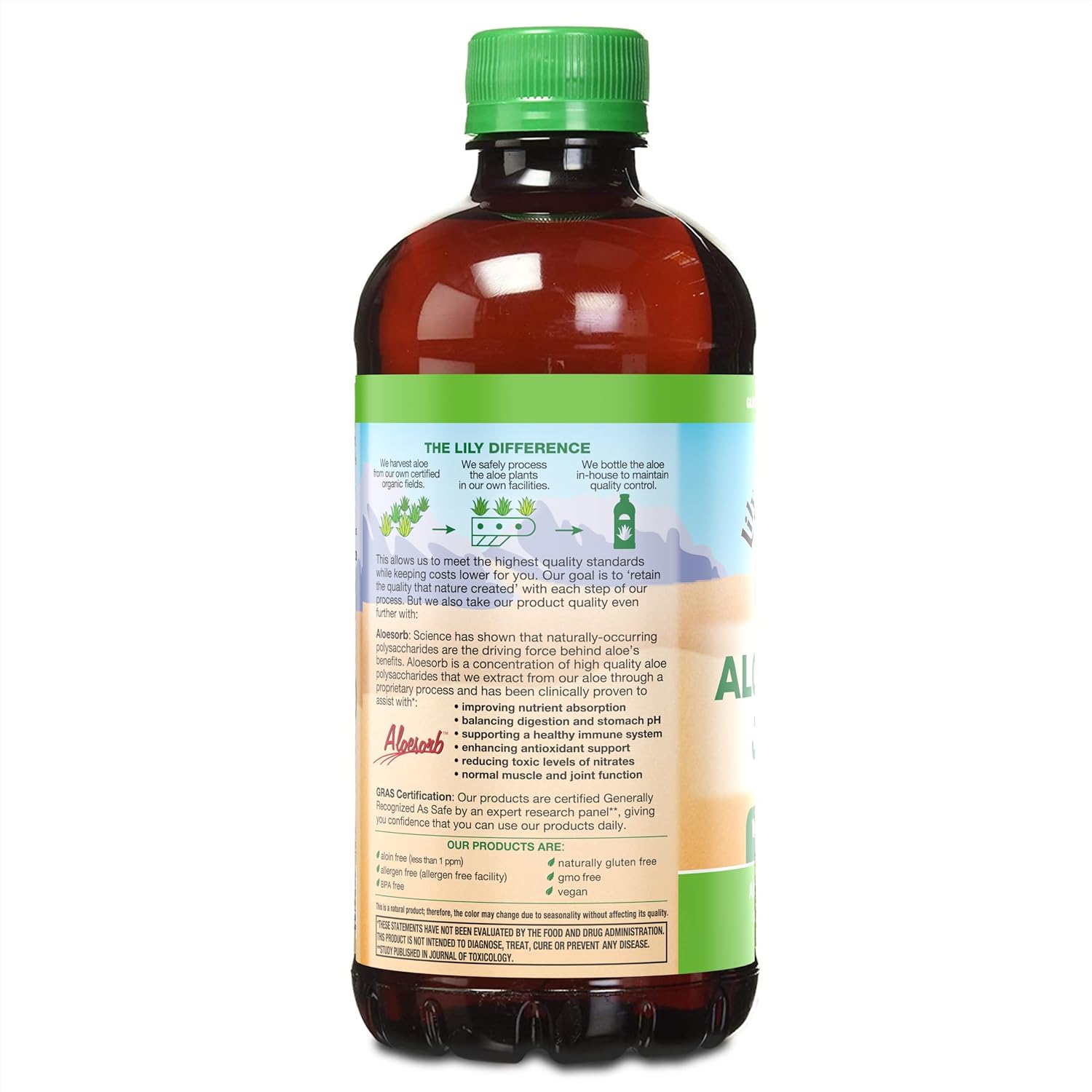 Lily Of The Desert Aloe Vera Juice (Whole Leaf, 32oz) : Herbal Supplements : Health & Household