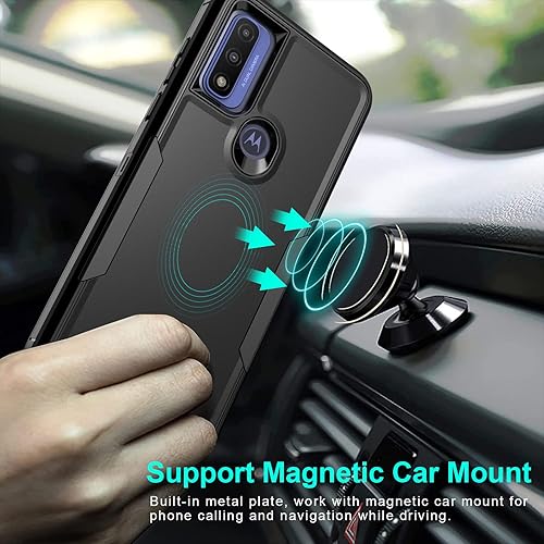 Miniatura 3 de Funda para Moto G Play 2023, a prueba de golpes, a prueba de caídas, protector de pantalla de vidrio templado, funda de protección resistente para