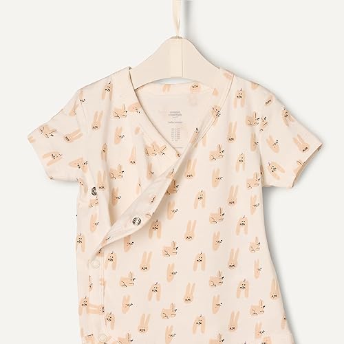 Miniatura 4 de Tienda Essentials x Sofia Grainge Unisex Babies' Side Snap Short Sleeve Bodysuit, Pack of 3