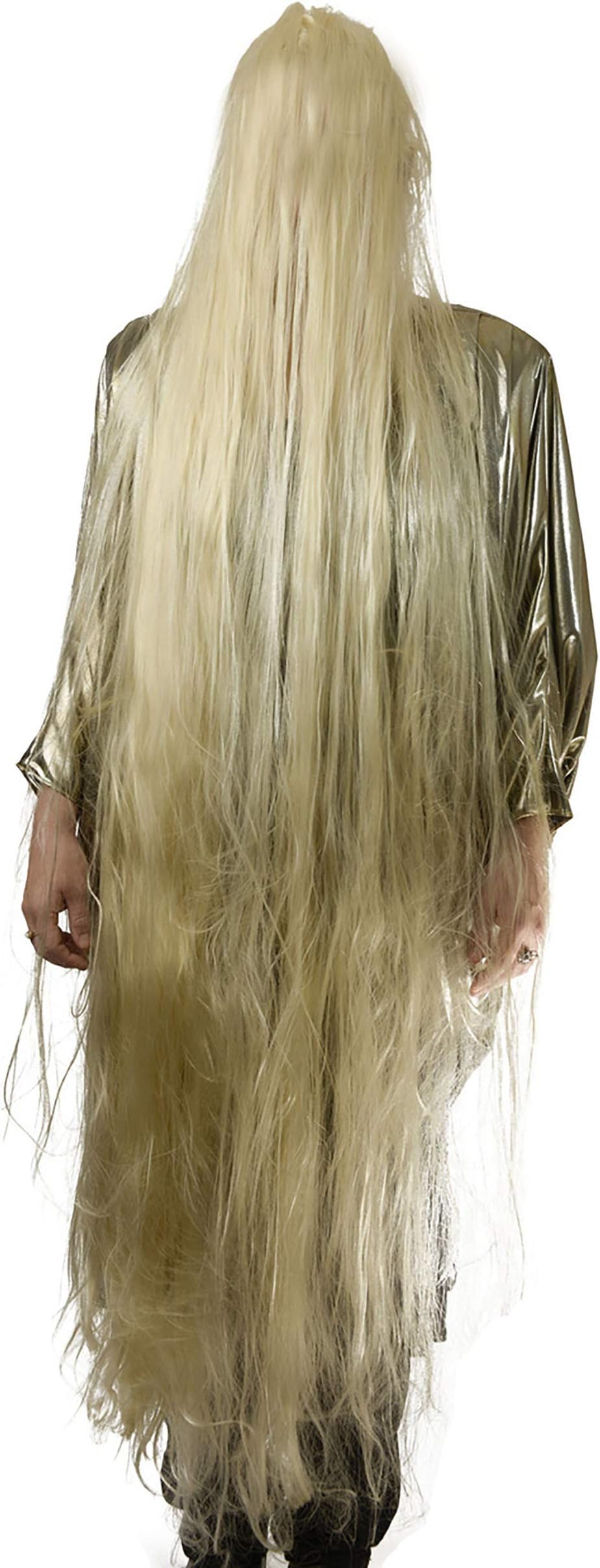 City Costume Cousin Itt Wig - 5 Foot Long Blonde Addams Family Hairy Monster Wig