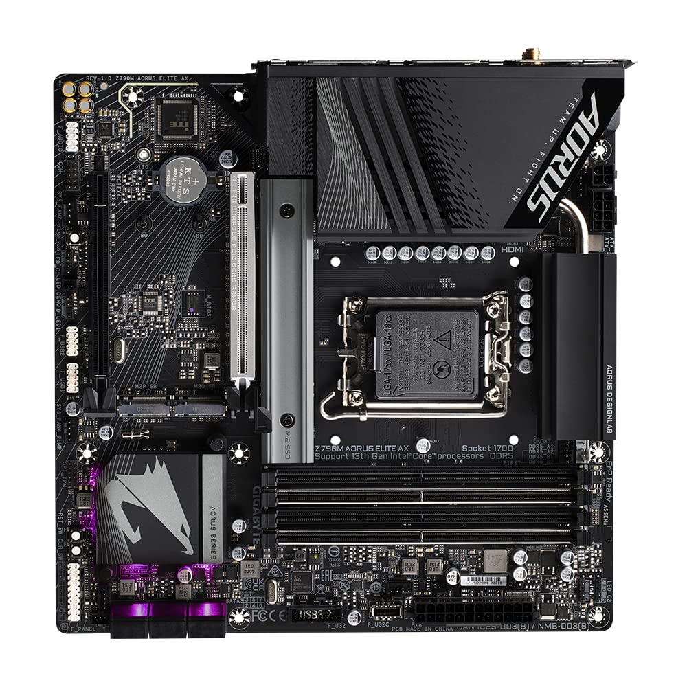 Amazon | GIGABYTE Z790M AORUS ELITE AX Micro-ATXマザーボード