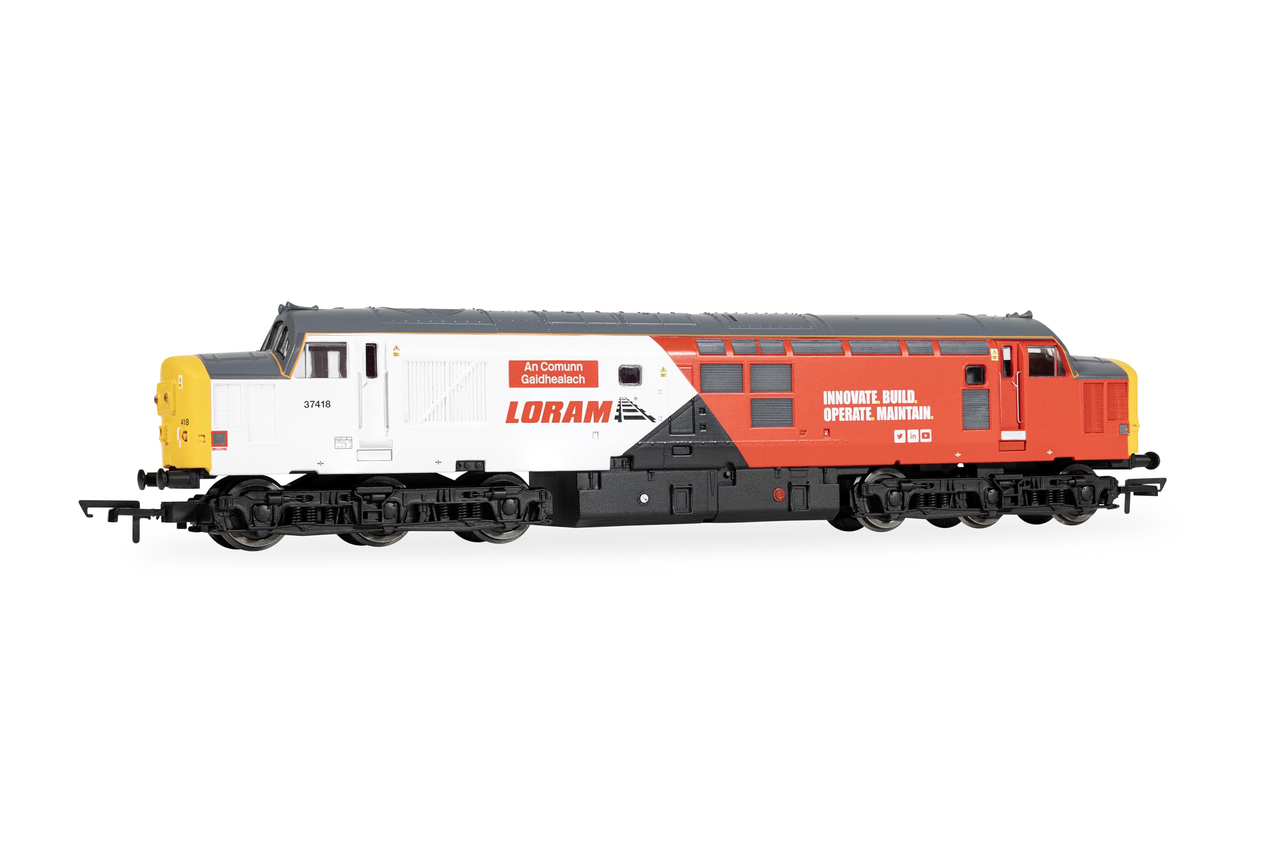 Hornby R30436 RailRoad - Loram - Class 37 - 'An Comunn Gaidhealach' 37418