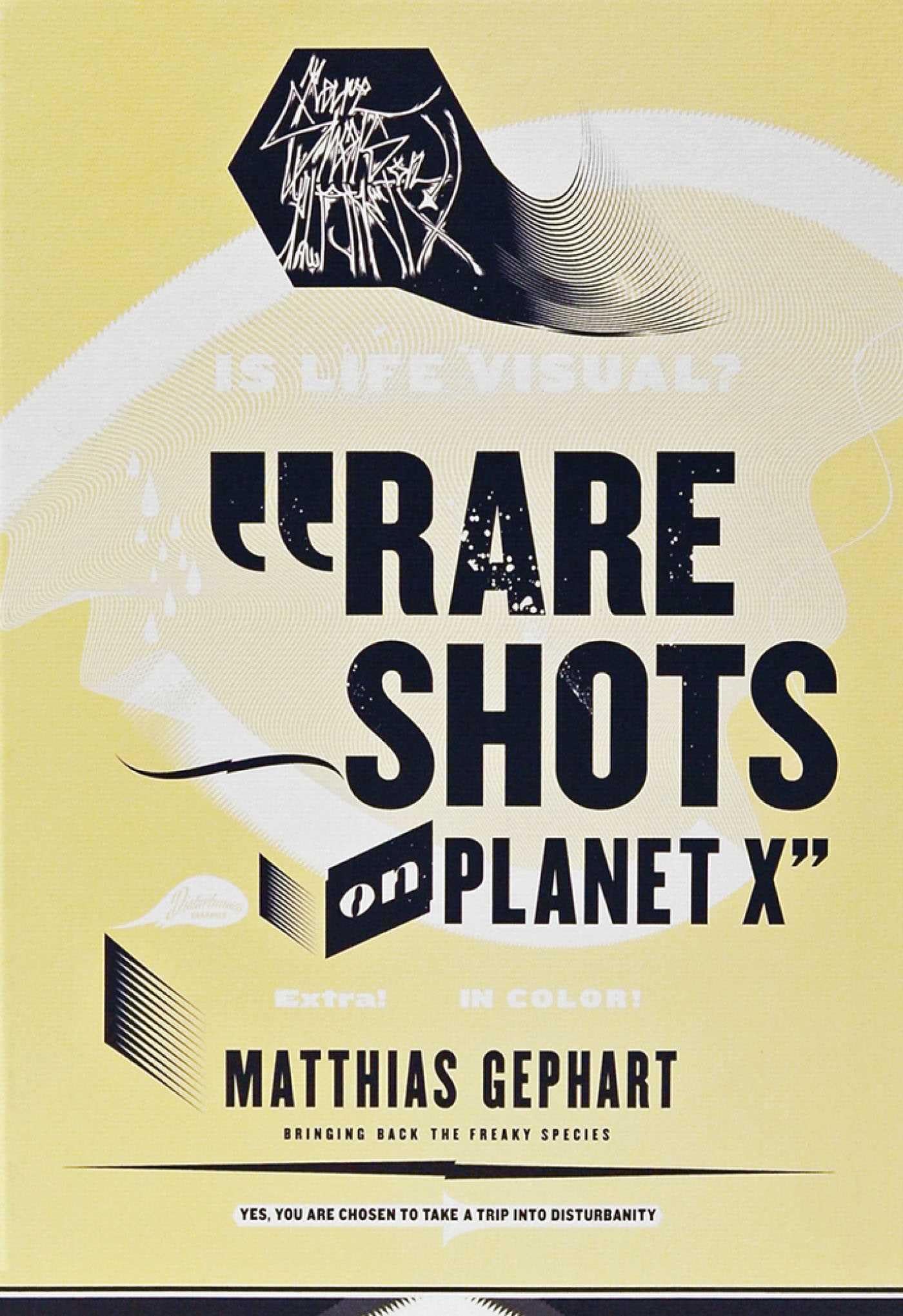 Rare Shots on Planet X album photo de science-fiction et art du paysage cosmique retro