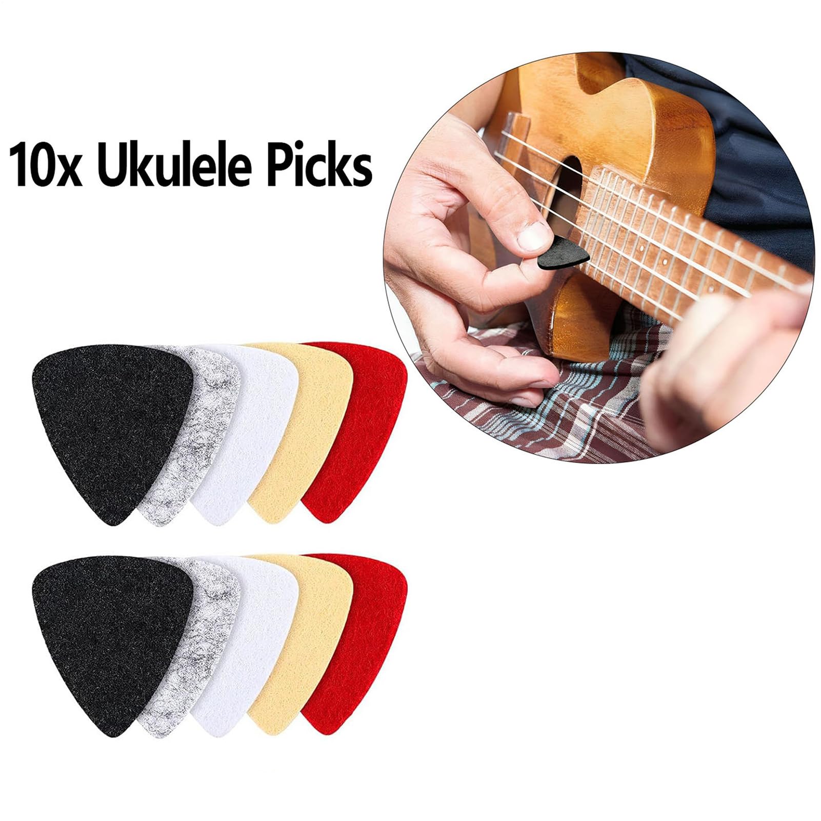 Plettri Chitarra In Feltro Accessorio Multifunzione | Plettri Per Strumenti A Corde per Principianti Professionisti Amanti Musica Dilettanti Concerti Festival Musicale Studio