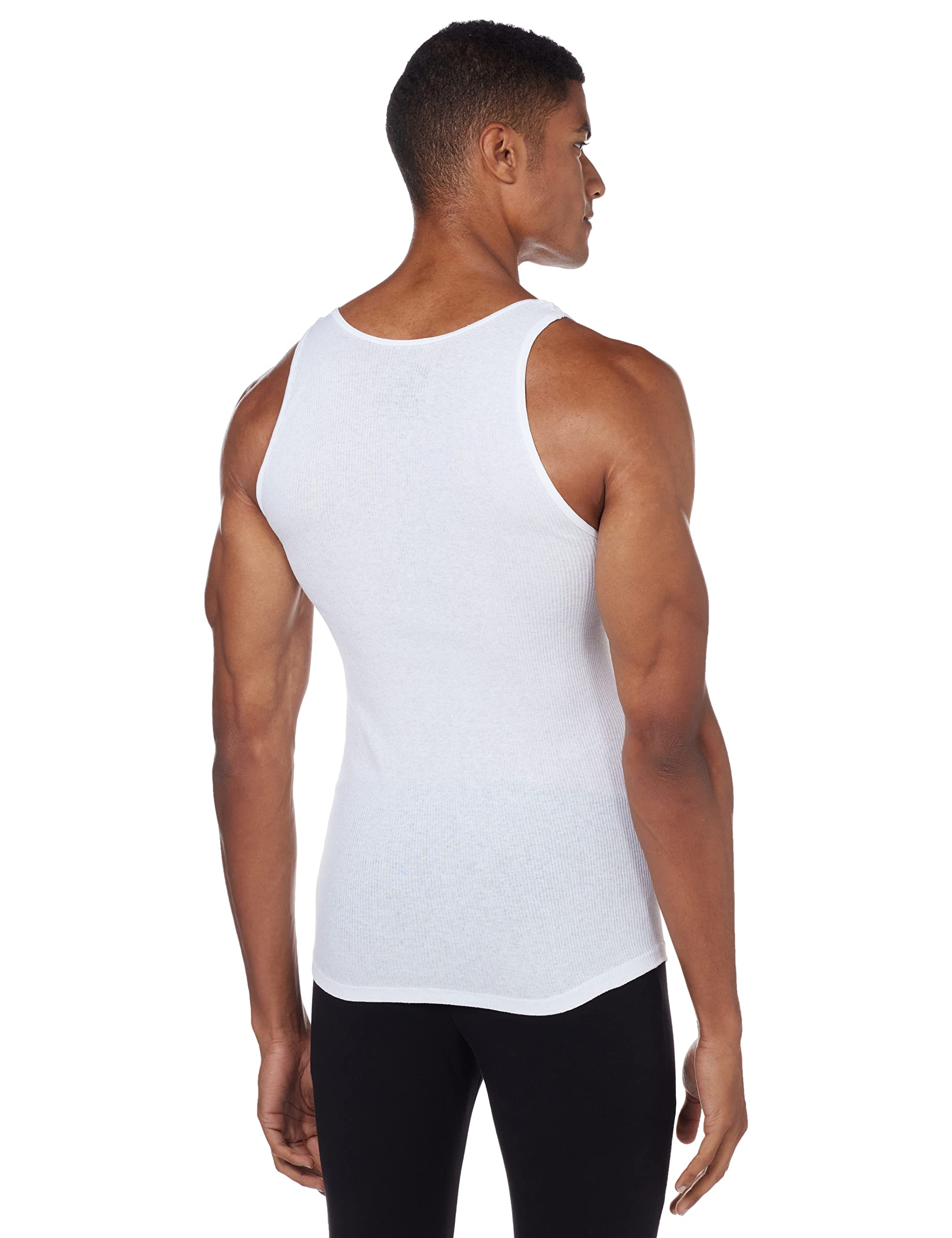 Hanes Ultimate Herren-Tanktop mit Etikett, mehrere Packungen und Farben