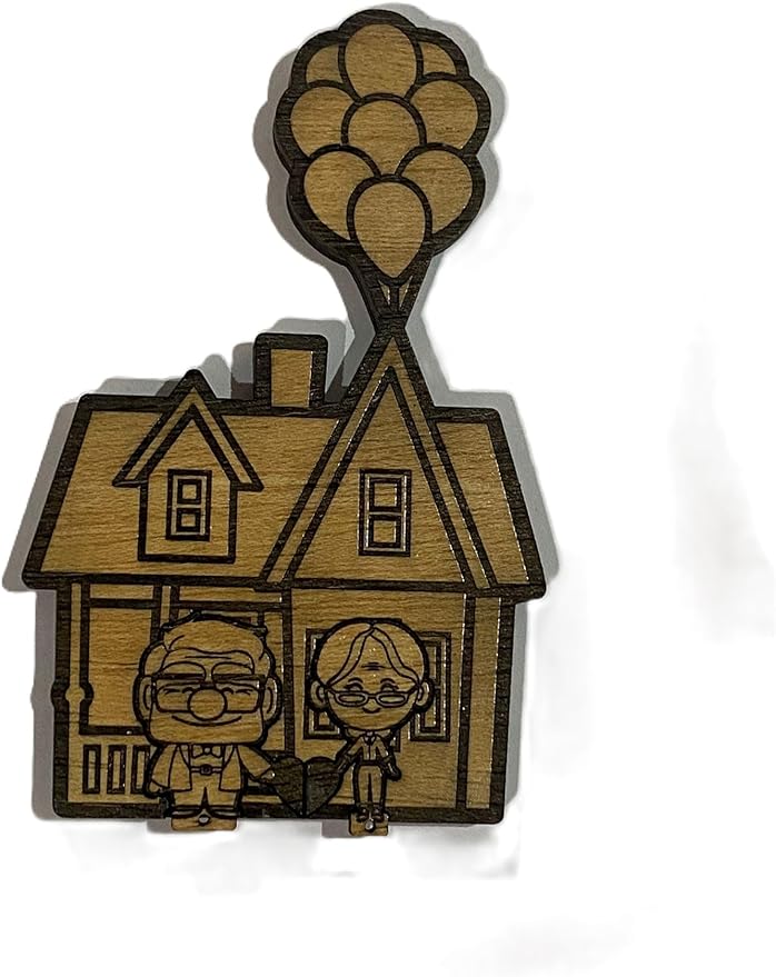 Llavero de pared Up, cuadro porta llaves con personajes de Up para decoración