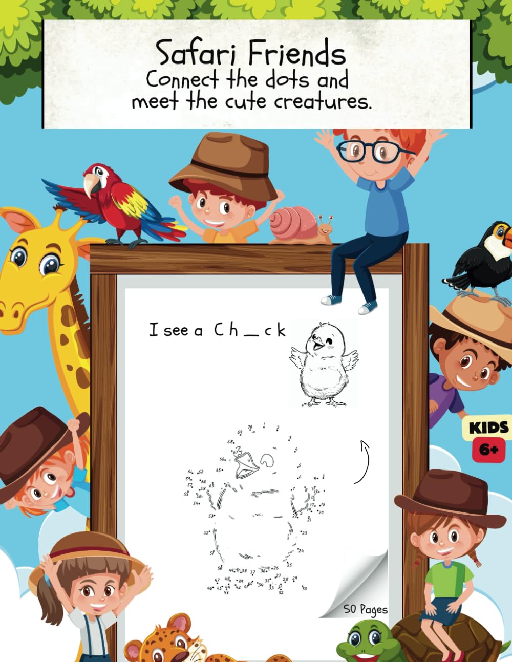 Safari Friends - Dot to Dot Book Ages 6-10
