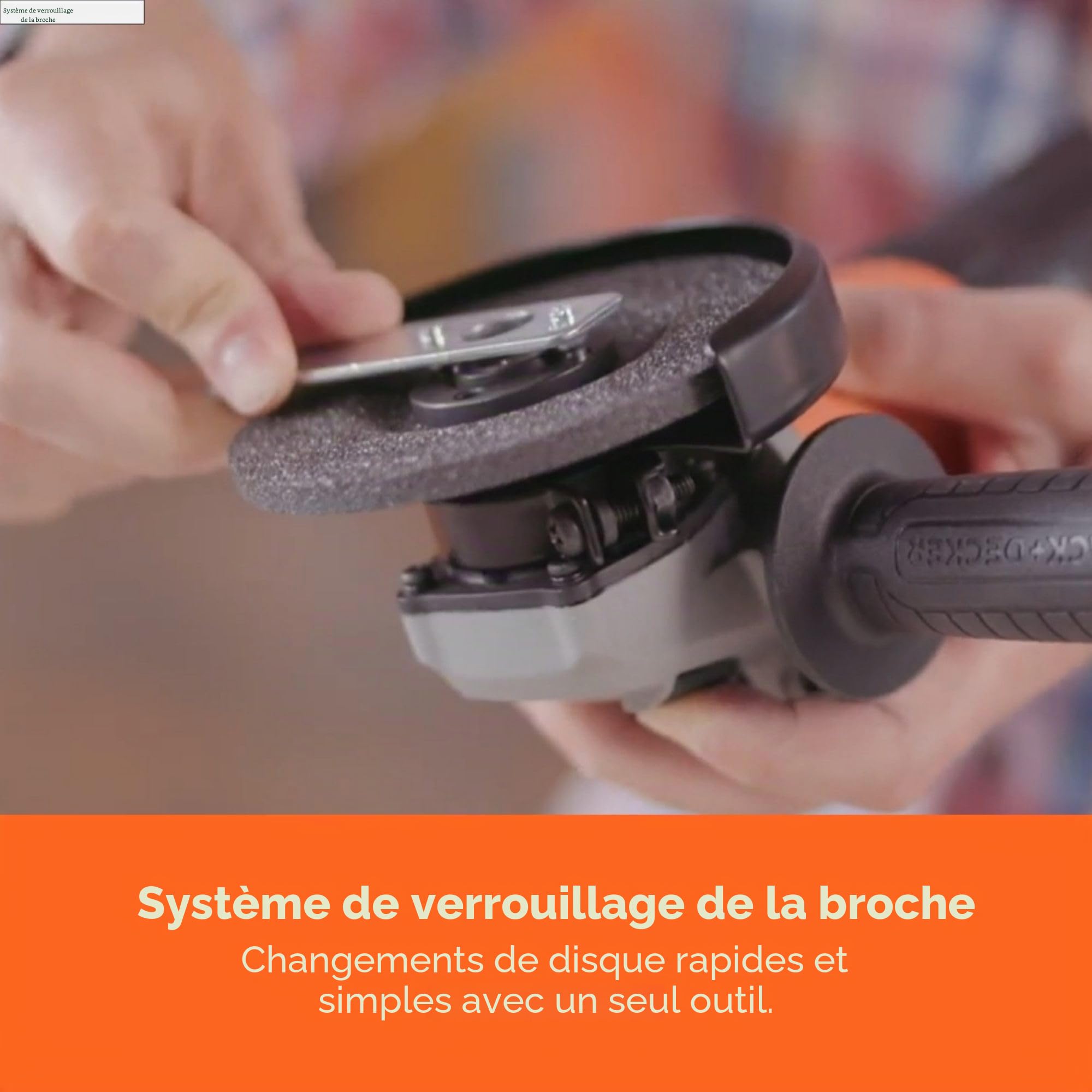 BLACK+DECKER 15mm 710W Compacte, meuleuse d'angle filaire, BEG010-QS