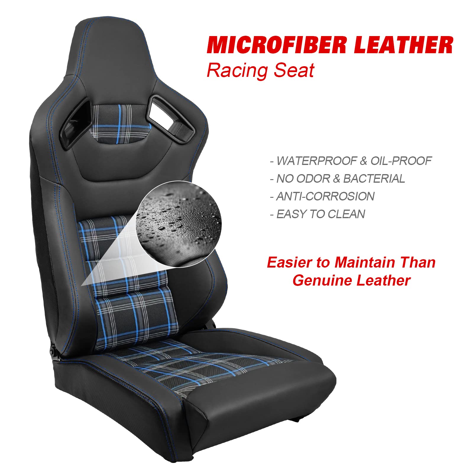 Amazon.co.jp: IKON MOTORSPORTS ユニバーサルマイクロファイバーPU