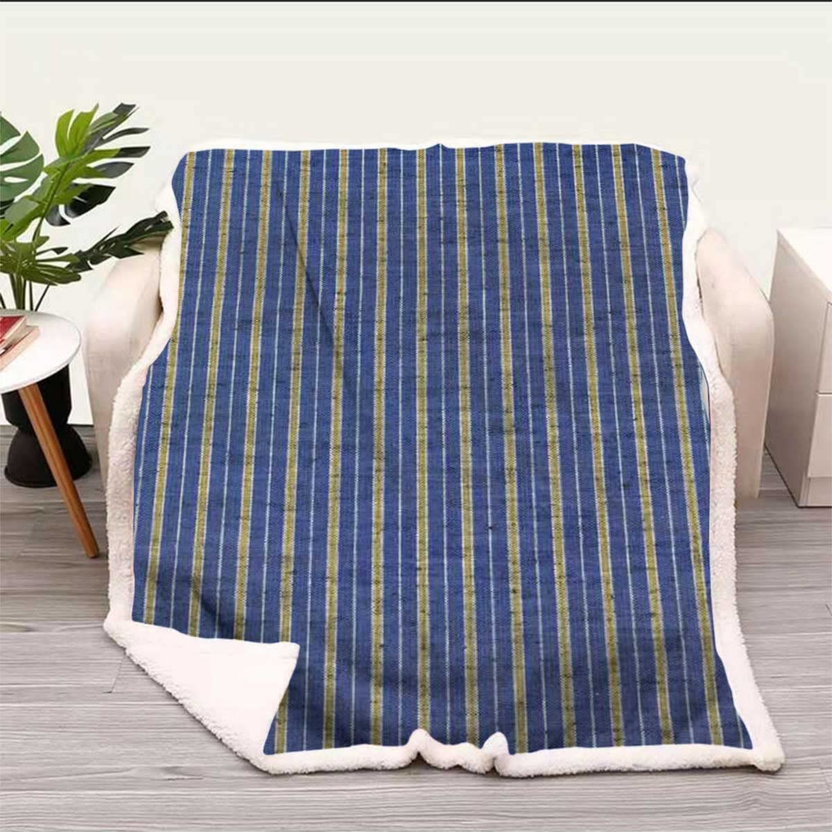Amazon.com: Japanese Indigo Dyed Striped Fabric Picture