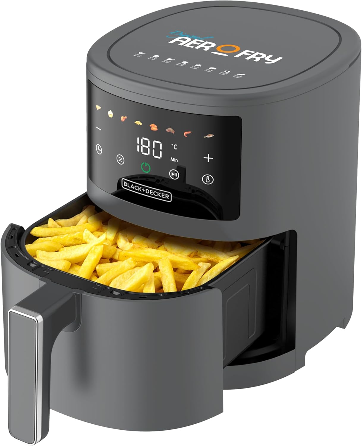 الاقتصادي - مقلاة هوائية رقمية 8 في 1 طراز AF3550-B5 | سعة 3.5... - view 3