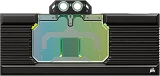 Corsair Hydro X Series XG7 RGB RX 7900 XTX GPU Water Block - for AMD Radeon™ RX 7900 XTX - Nickel-Plated Copper - Included Backplate & 5V ARGB Adapter Cable - Black