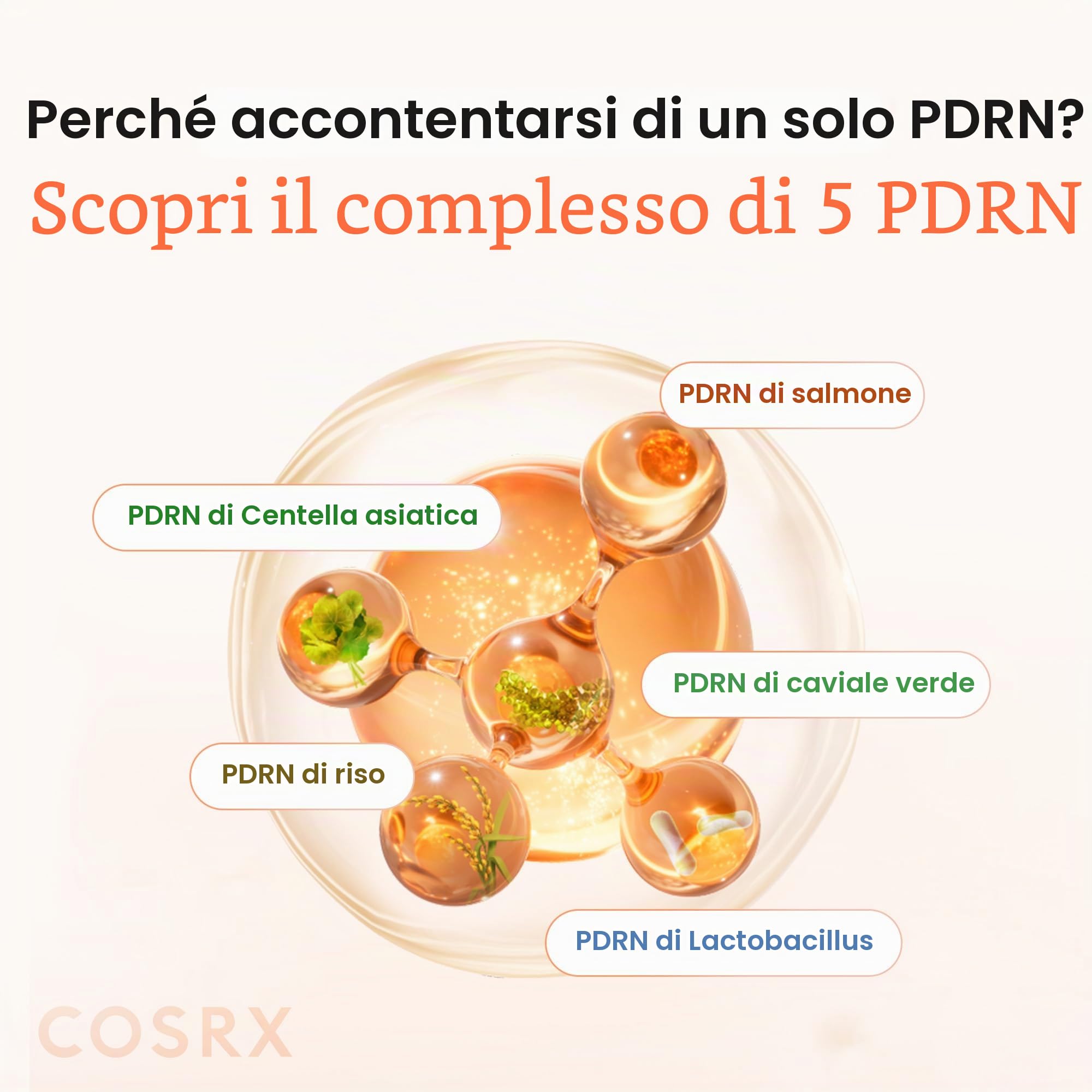 COSRX 5 PDRN Collagen Vitalizing Hydrogel Eye Patch, 60 cerotti, cerotti decongestionanti sotto gli occhi con PDRN, collagene, maschere per gli occhi per una zona degli occhi più liscia e dall'aspetto