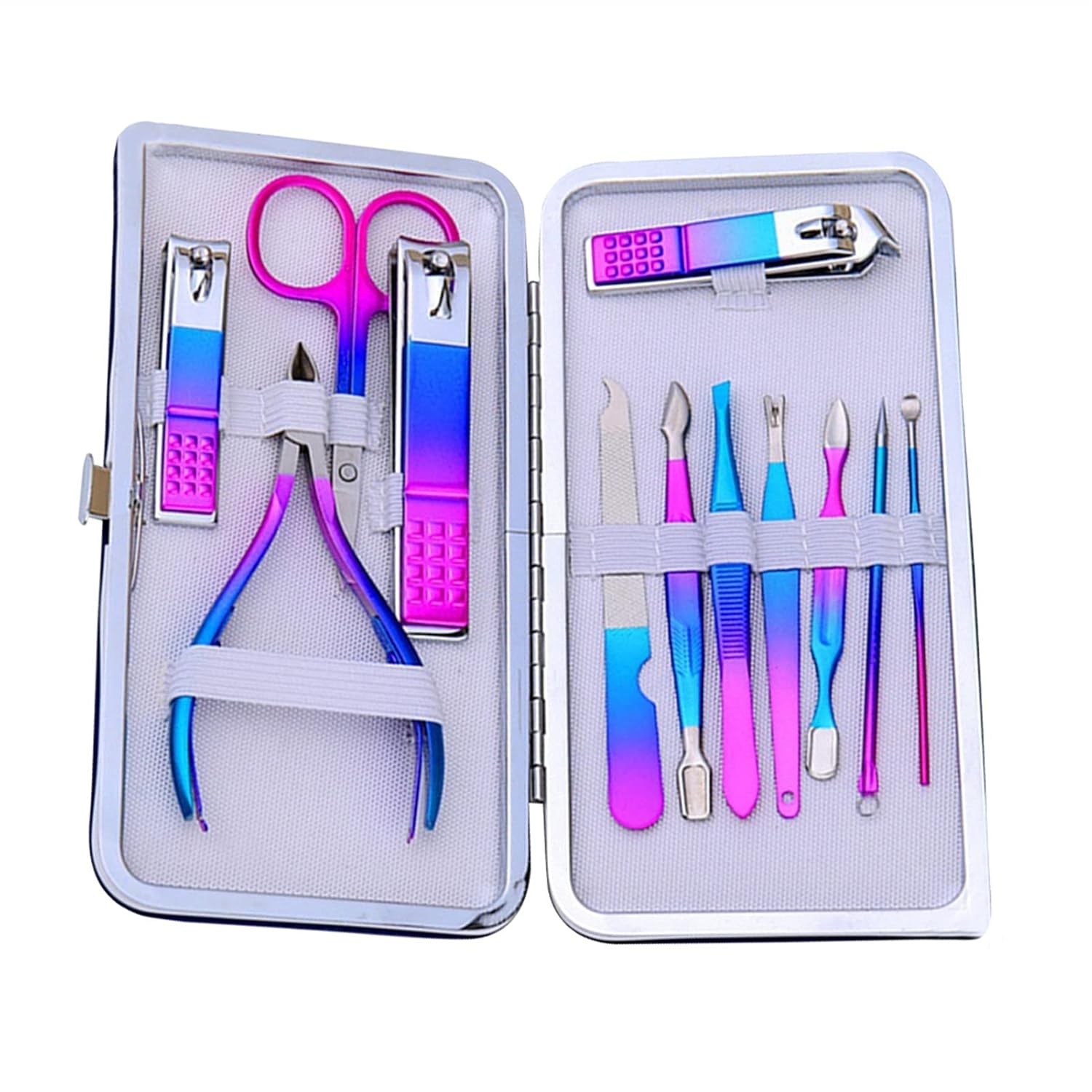 Stainless Steel Manicure Tools Set Nail File Clippers