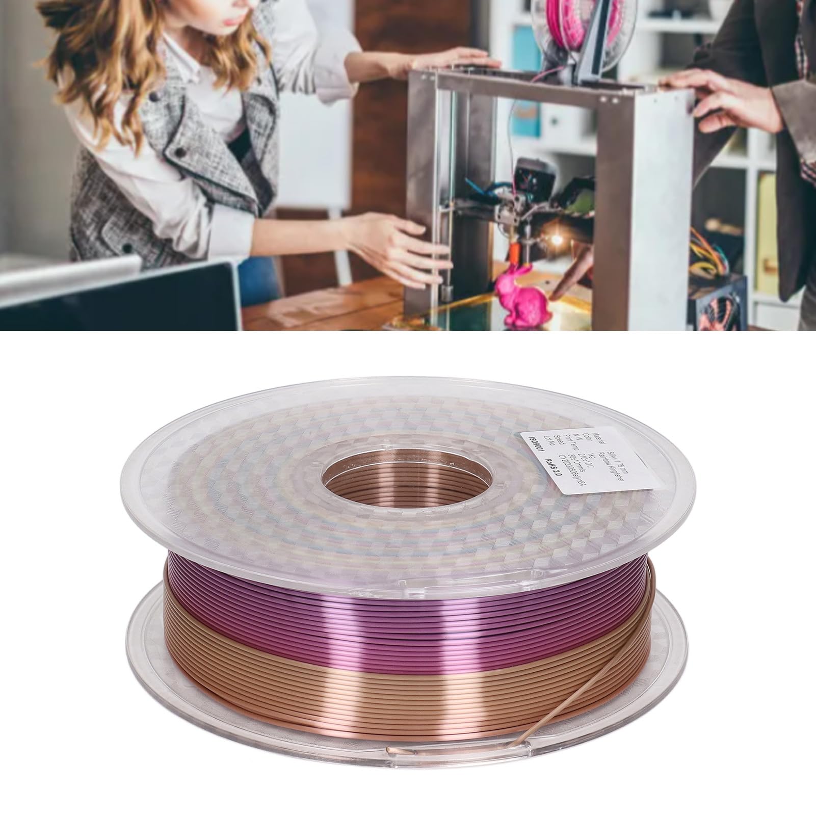 Filament Do Drukarek 3d, Materiały Eksploatacyjne Do Druku Gradientowego, Wysoka Precyzja 1,75 Mm, Mocne Przyleie Bez Zatykania, Kompatybilność Z Wieloma Modelami