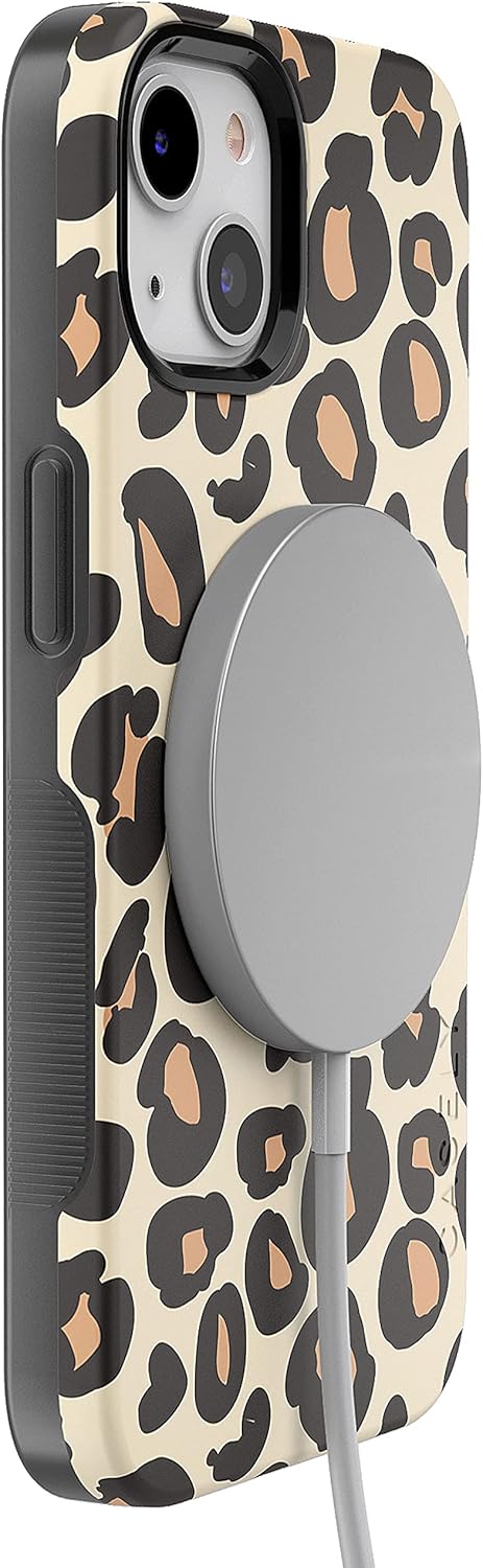 Casely iPhone 14 Case | Into the Wild | Leopard Print | Bold Protective Design | Compatible with MagSafe