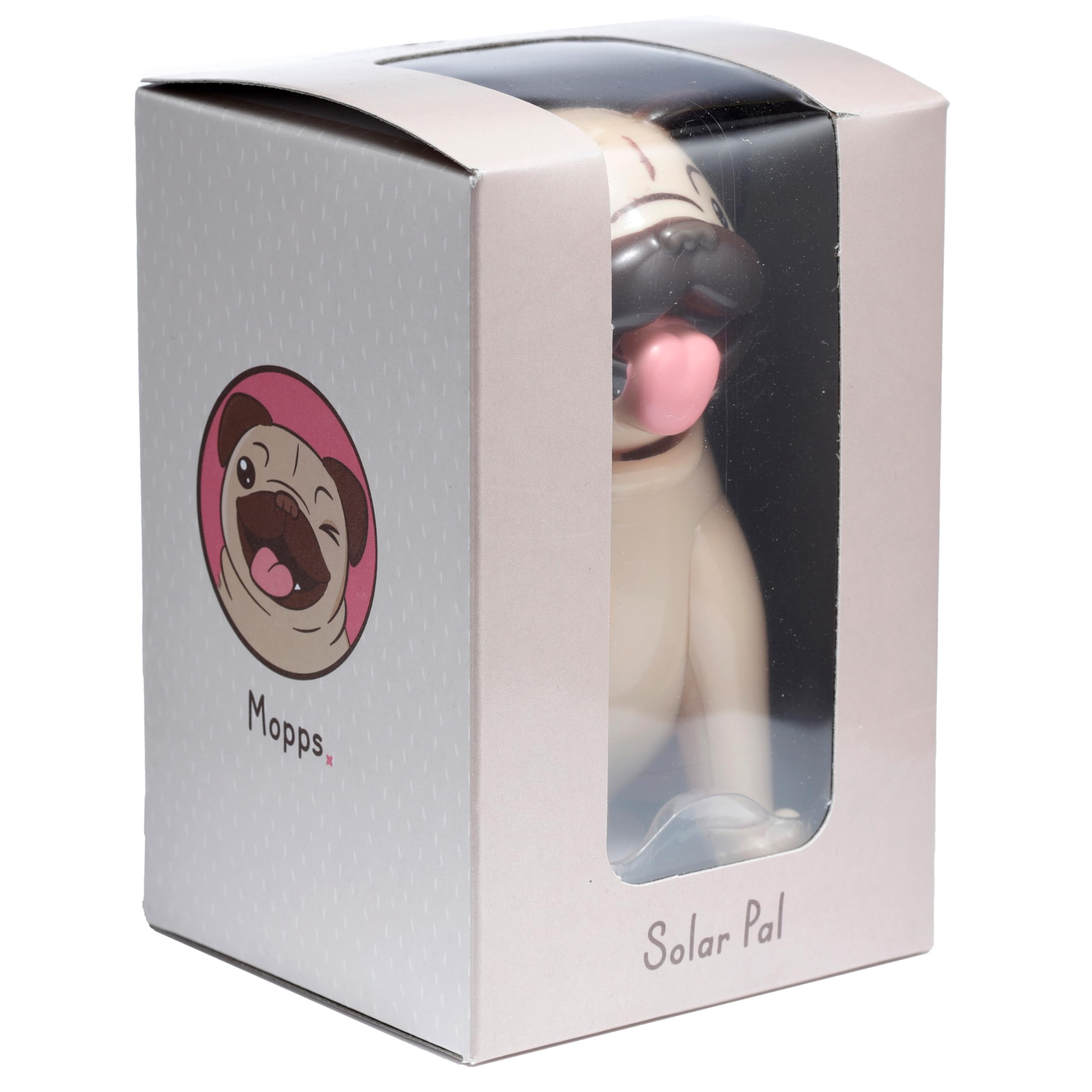 Puckator Solar Pal - Decorazione ad Energia Solare - Pug Carlino