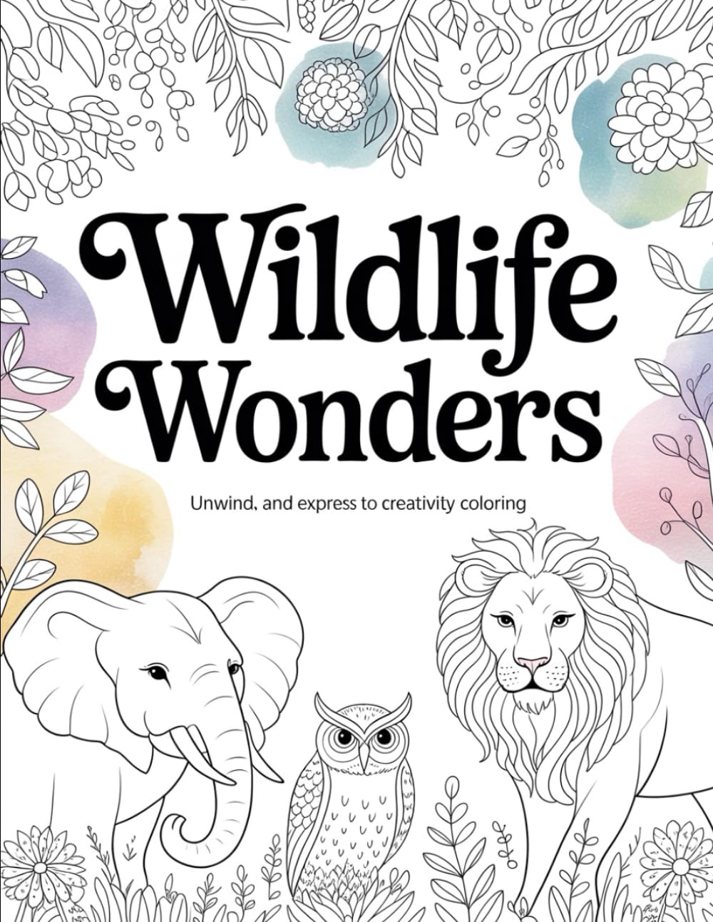 Wildlife Wonders: An Adult Animal Coloring Book