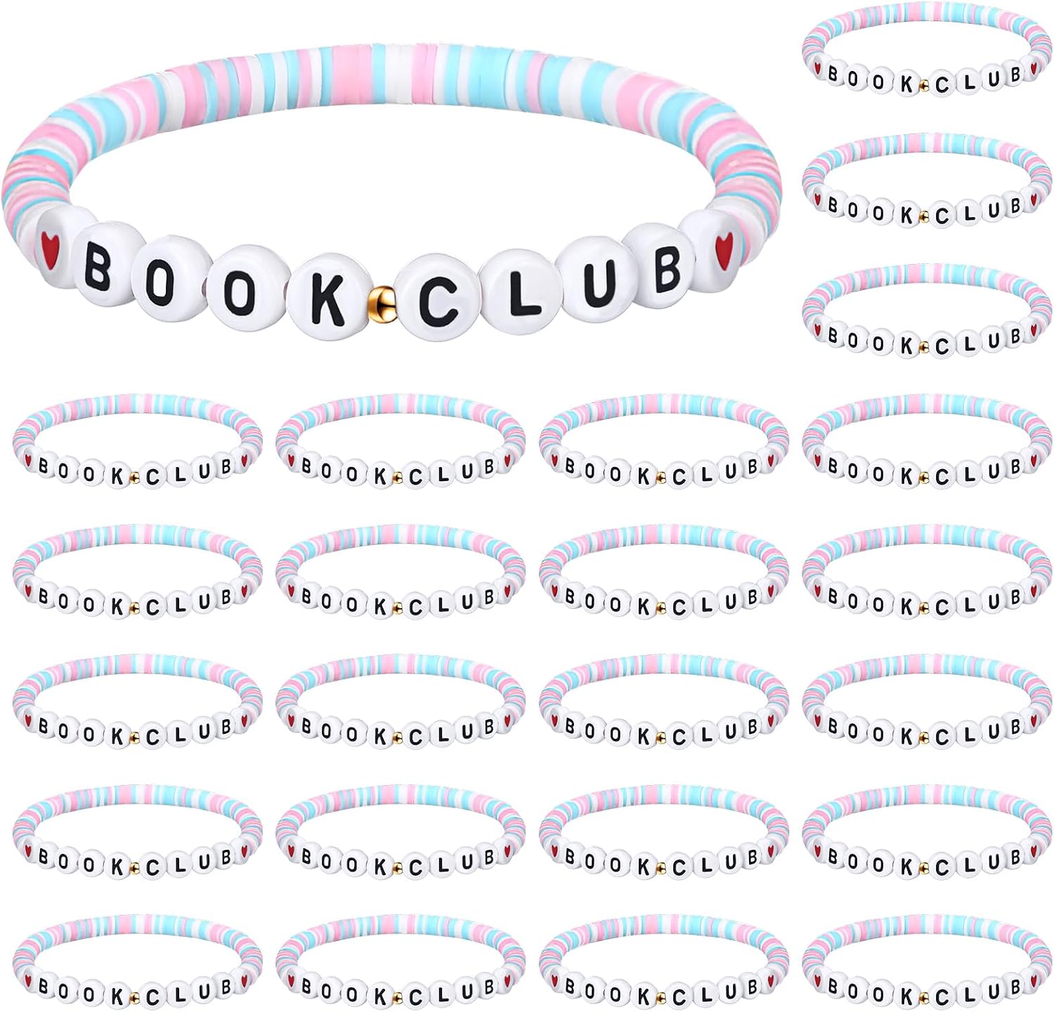 Tondiamo 24 Pack Christmas Book Club Gifts Bulk for Women, Rainbow Colors