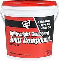 DAP Lightweight Joint Compound 1 Gallon - Low Shrinkage Wallboard Finish for Gypsum Panels & Drywall