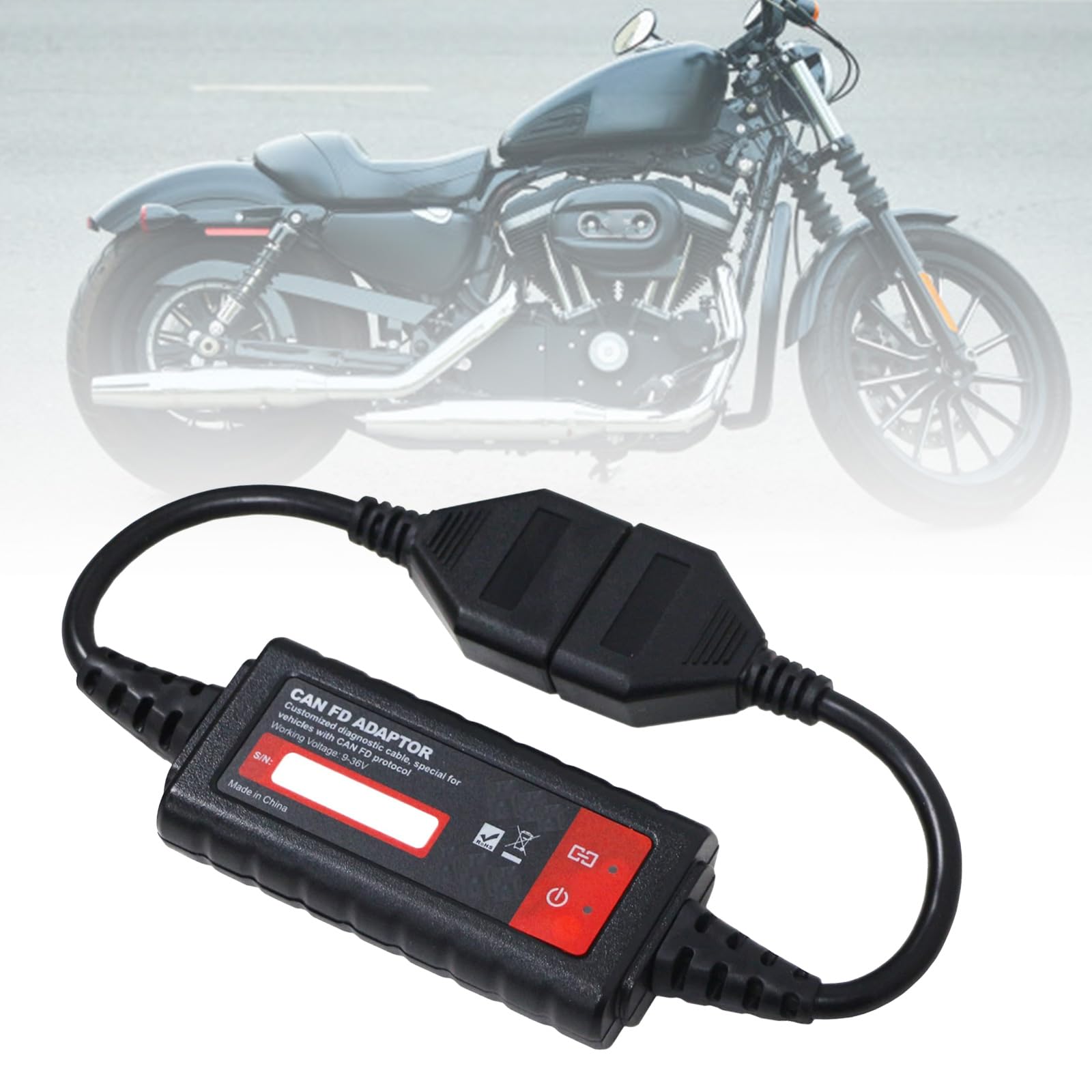 Cable Adaptador Profesional Fácil De Usar para Diagnóstico Vehículos Admite Protocolos CANFD con Diseños Fáciles Conectar Y Usar Equipo Diagnóstico Mecánico