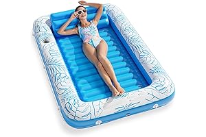 Jasonwell Inflatable Float - Multi-Purpose Pool Float Lounger (L)