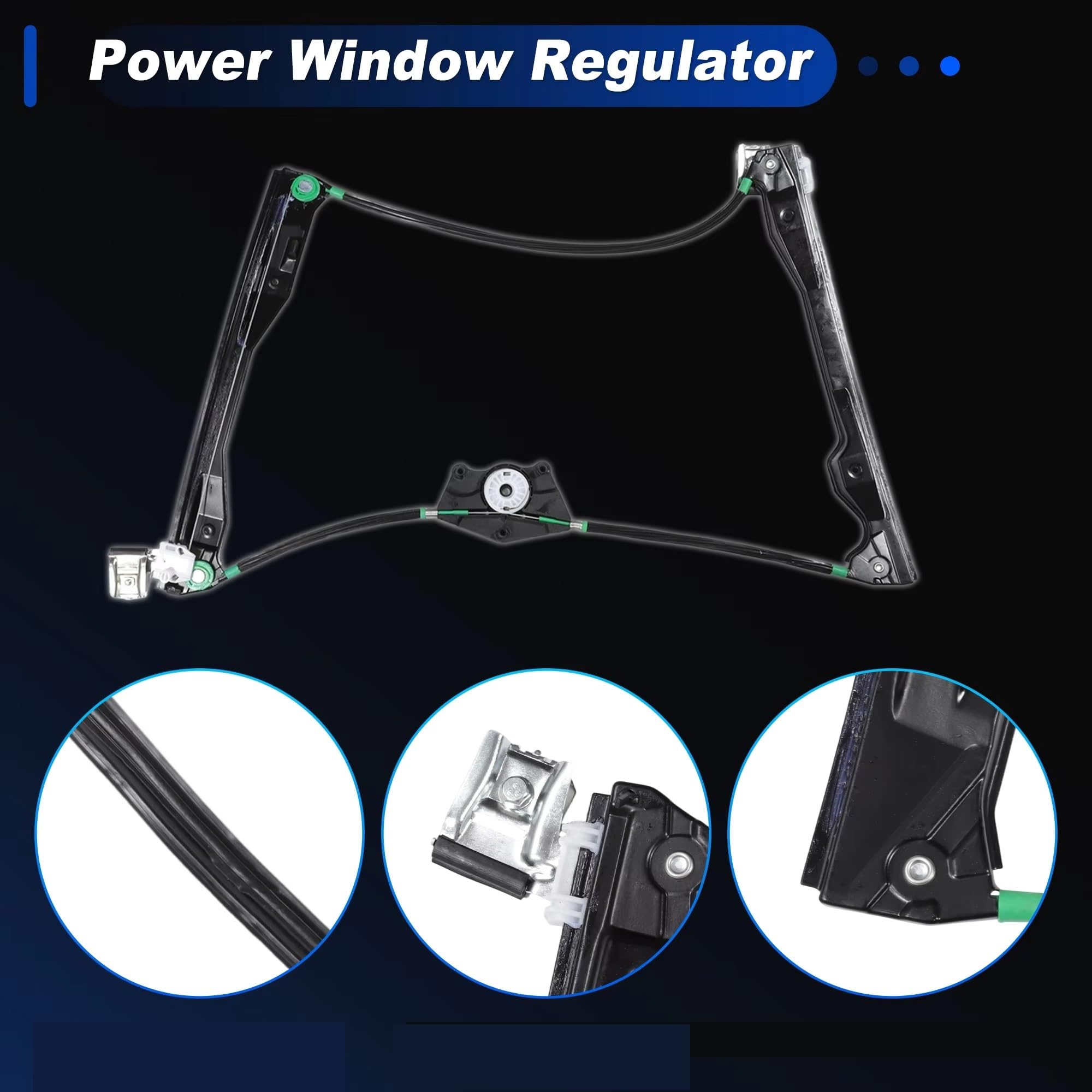 Mecanismo Elevalunas Compatible Con Skoda Para Fabia 1999-2007 Elevalunas Eléctrico Delantero Izquierdo Elevación Vidrio Automático Palanca Ventana Automóvil 6Y1837461