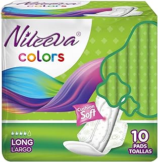 Nileeva Individually Wrapped Super Maxi Sanitary Napkins Feminine Care, Super Value (240 Pads= 10 Pads/Pack X 24 Packs)