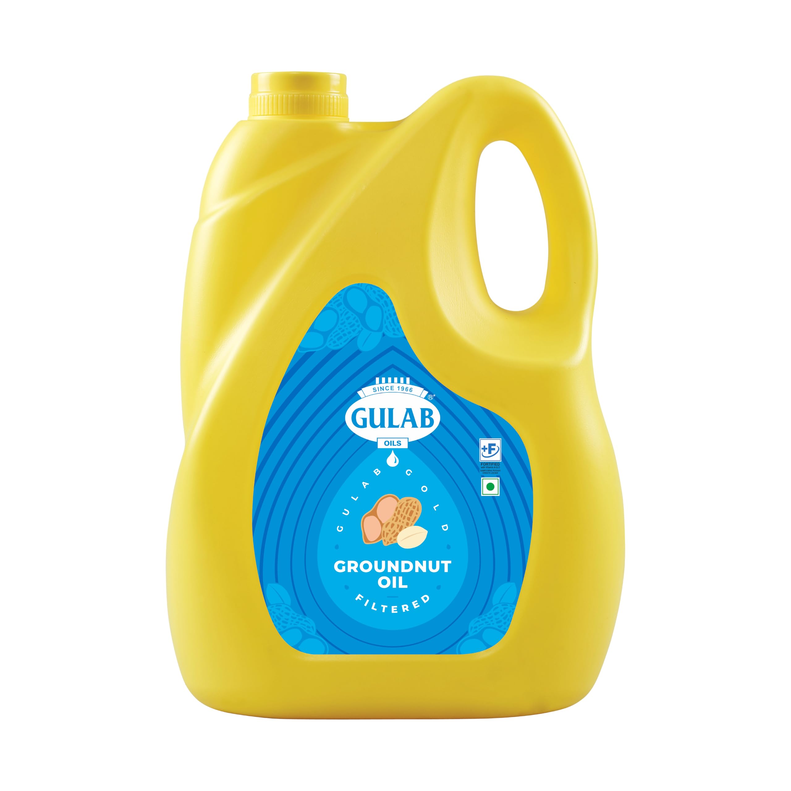 Gulab Gold 100% Pure Filtered Groundnut Oil - 4.35 Kg