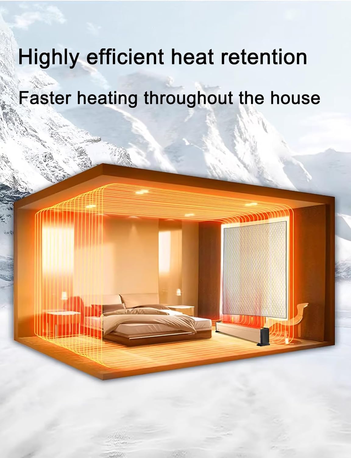 断熱窓カーテン、熱と寒さのための窓断熱キット、冬用の窓カバー、換気のために簡単に開けられます(160x200cm/5.25x6.56