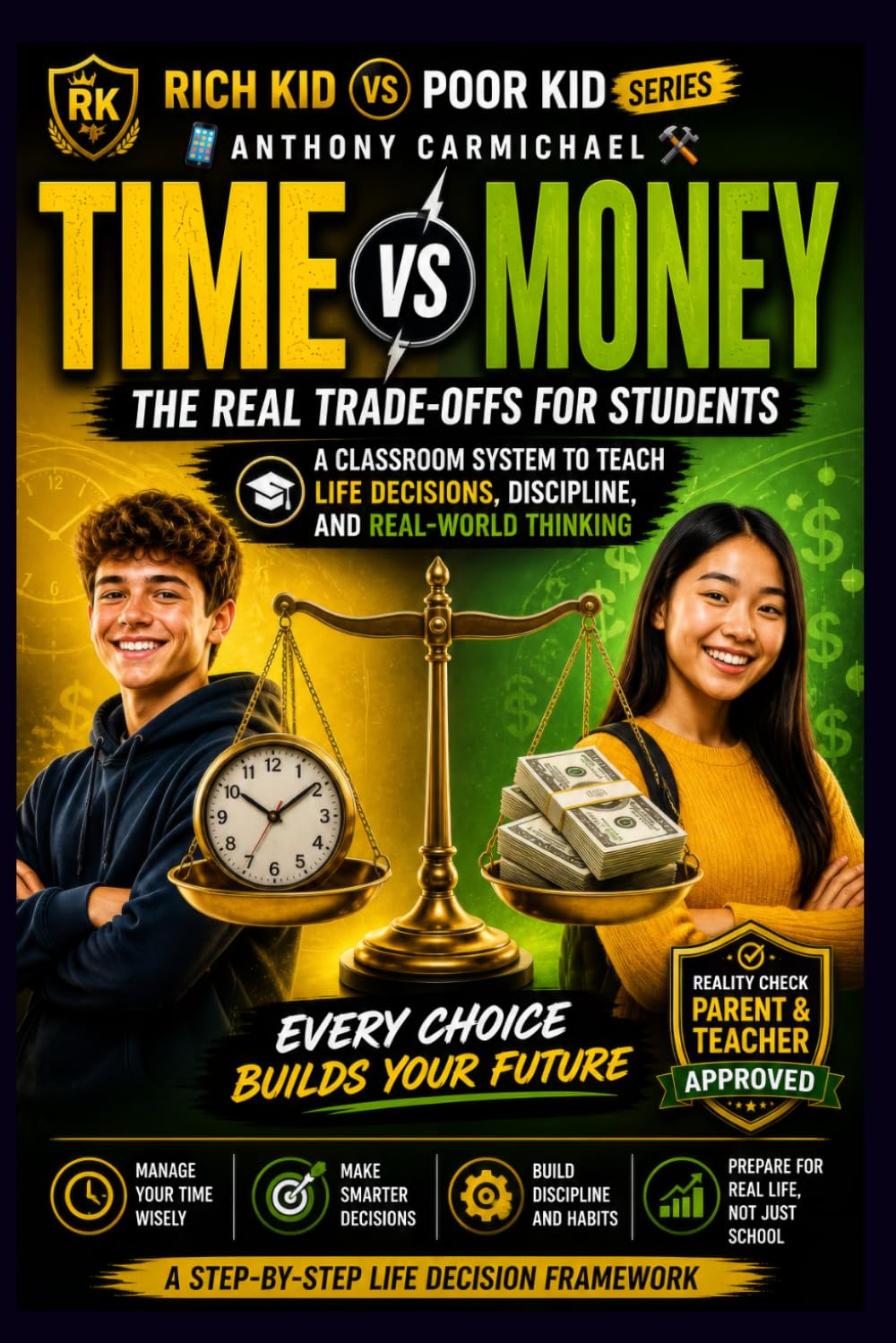 TIME VS MONEY: The Real Trade-Offs for Students A Classroom System to Teach Life Decisions, Discipline, and Real-World Thinking (Rich Kid Poor Kid ... Kid Poor Kid: Real World Skills Curriculum)