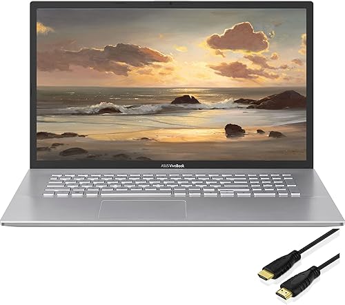 ASUS VivoBook HD+ Business Laptop de 17.3 pulgadas, Intel Core i5-1035G1 de cuatro núcleos, RAM DDR4 de 20 GB, SSD PCIE de 512 GB, gráficos Intel HD