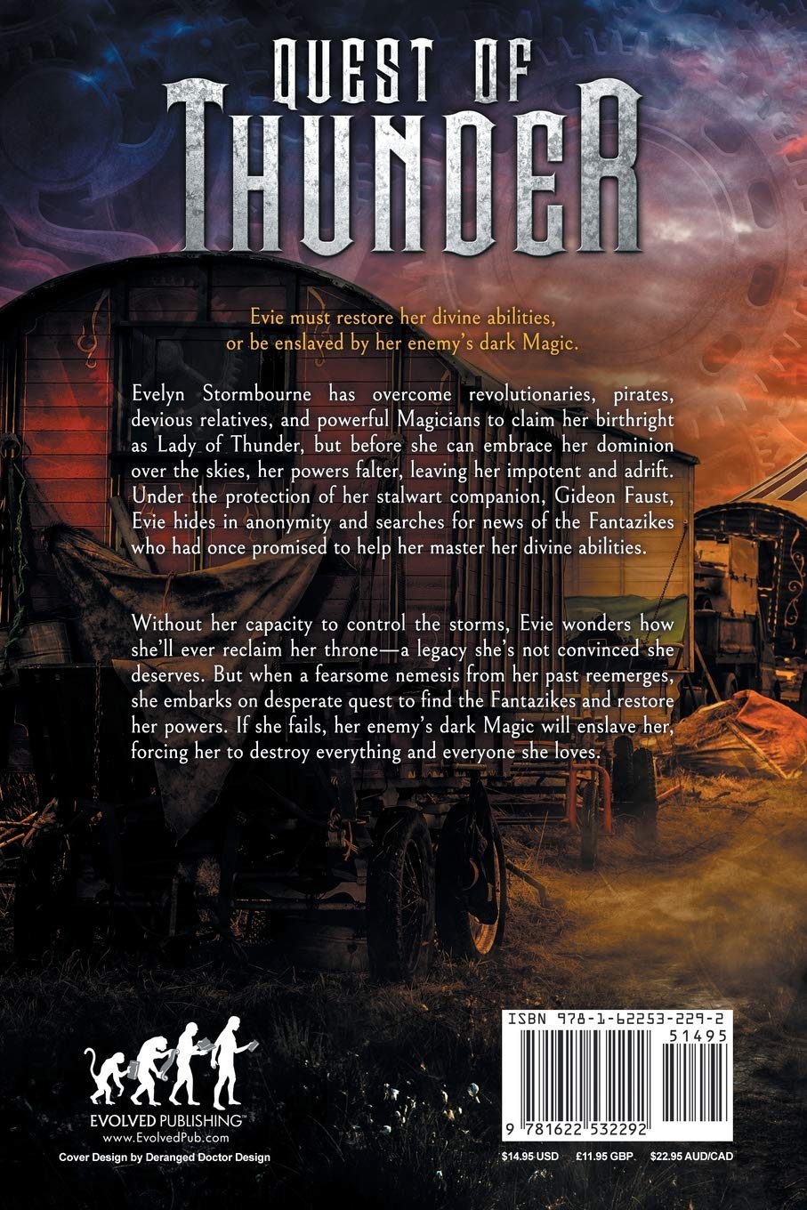 Quest of Thunder: A Young Adult Steampunk Fantasy (2) (Stormbourne Chronicles)