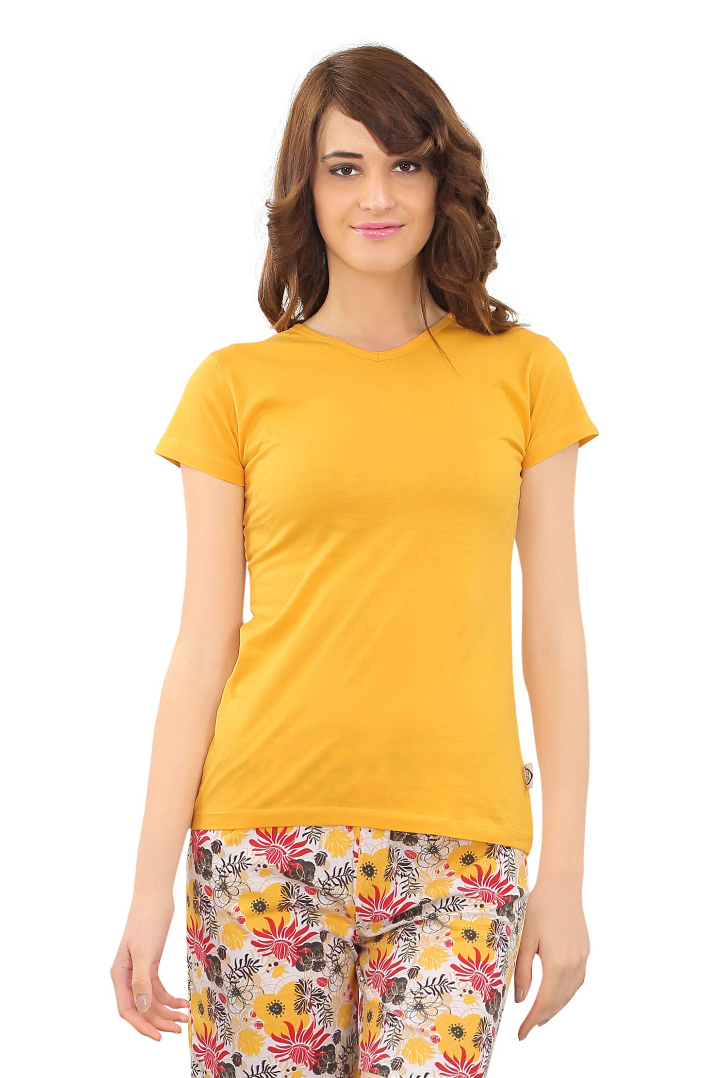zebu Women's Plain top (Yellow, XL)-picture-26