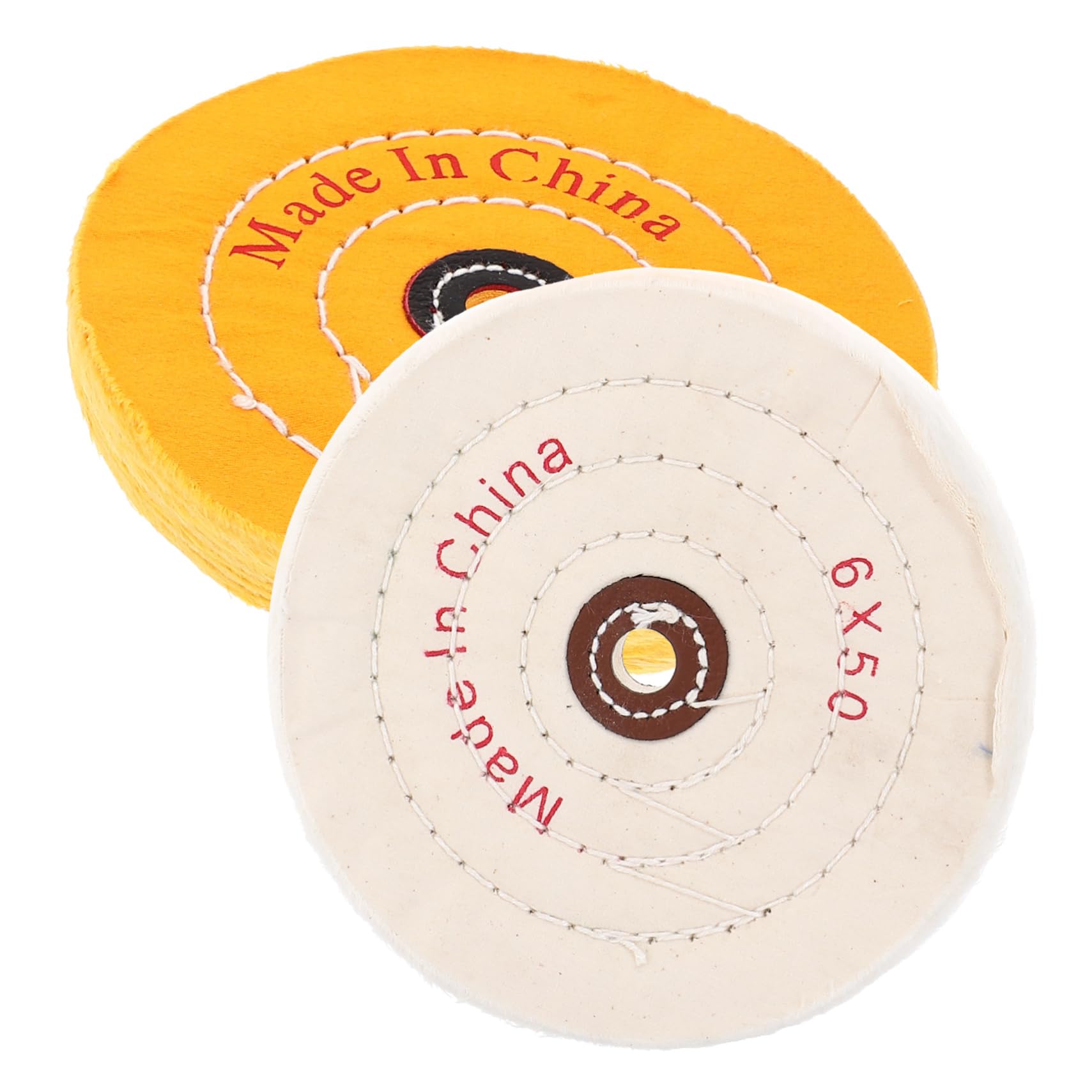 TIDTALEO 2Pcs Abrasive Grinding Wheel Arbor White Yellow Flap Discs for Jewelry and Polishing Finishing Applications