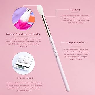 Jessup 15Pcs Bride Blushing Professional Makeup Brush Set Makeup Kit EyeLiner Brushes Eyeshadow Eye Makeup Brushes T294