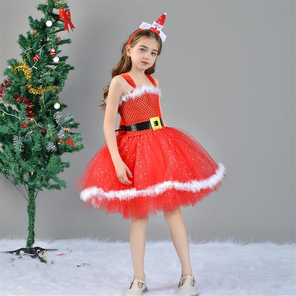 slim fit dress slacks Long Sleeves Christmas Flower Girl Dress Floor Length Button Draped Tu –  Avadress main image 1