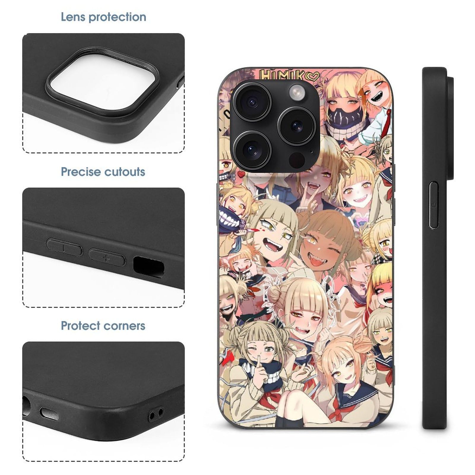 Amazon.com: for Apple iPhone 16 Pro Max Anime MHA Class A Hero