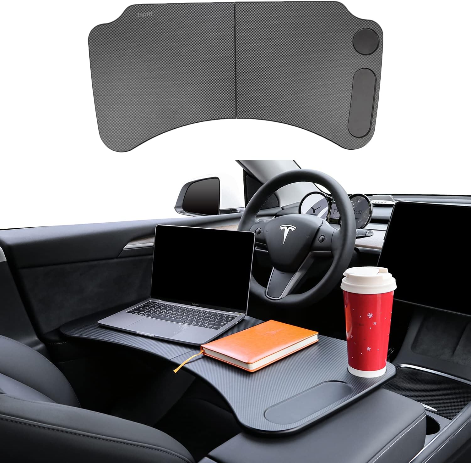 For Tesla Model 3 Model Y Steering Wheel Desk Portable Car Table Car