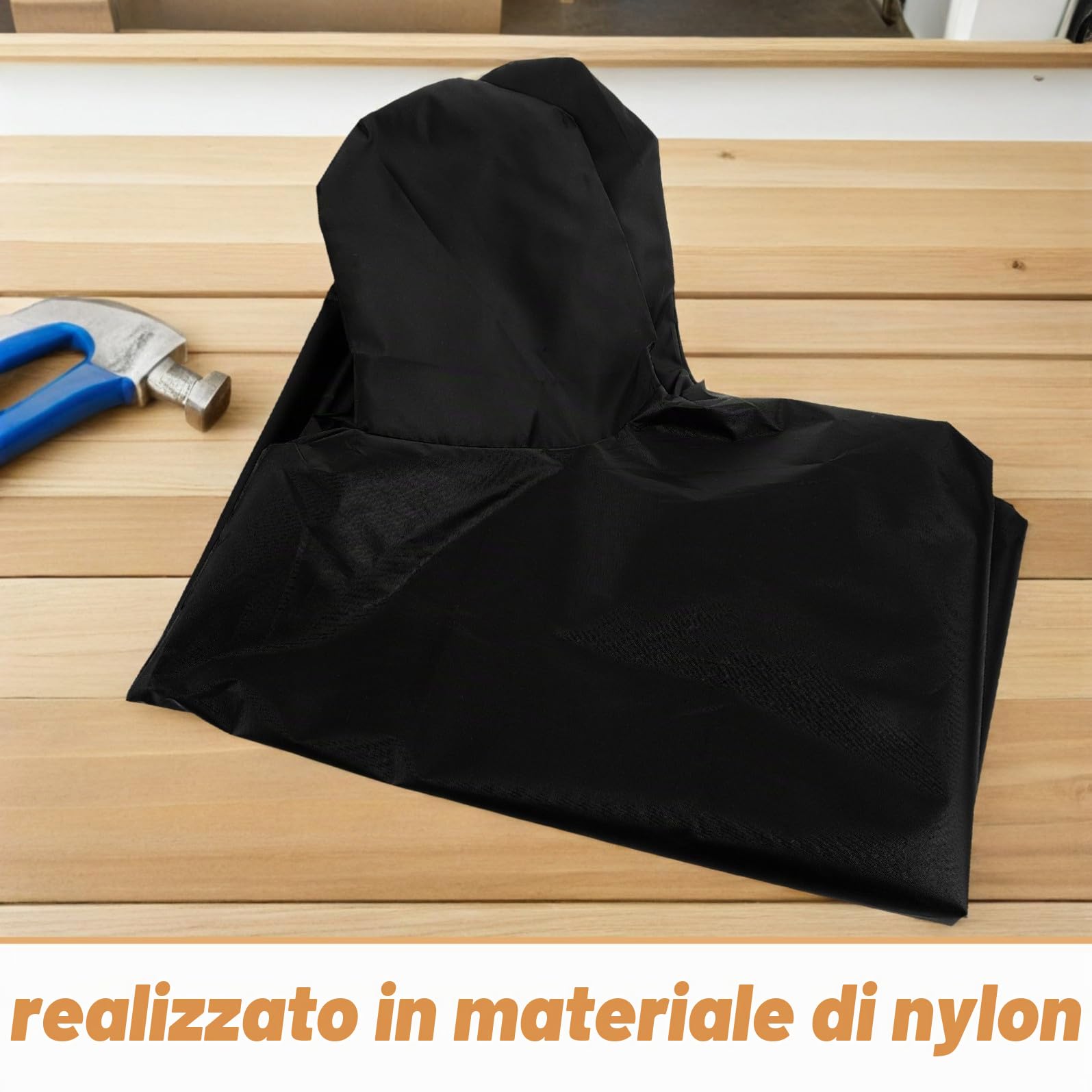 Telo Coprimanubrio in Nylon per Motociclette e Scooter Elettrici, Copertura a Orecchie per Cruscotto Protezione da Sole e Pioggia, Accessorio per Uso Esterno e Urbano