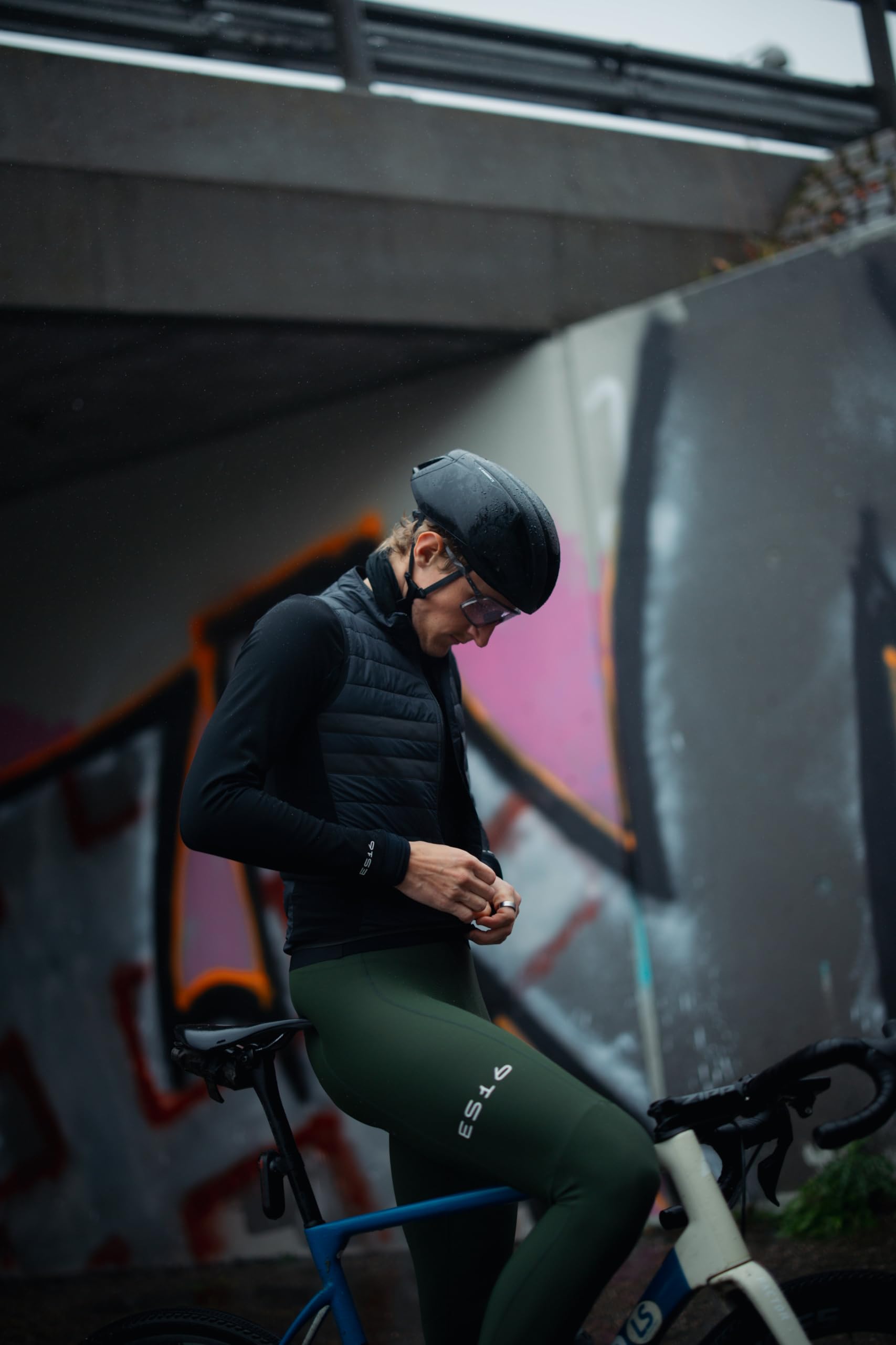 Culote Largo de Invierno Unisex | Bib Tight Térmico Premium con Badana, Protección Cortavientos y Anti-frío para Ciclismo 5-15°C, Tirantes Malla y Reflectantes
