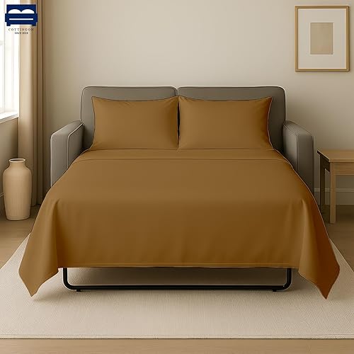 Miniatura 37 de Juego de sábanas para sofá cama – Juego de 4 piezas – Sábanas para sofá cama – Sábanas para sofá cama – Sábanas de sofá 100% microfibra cepillada