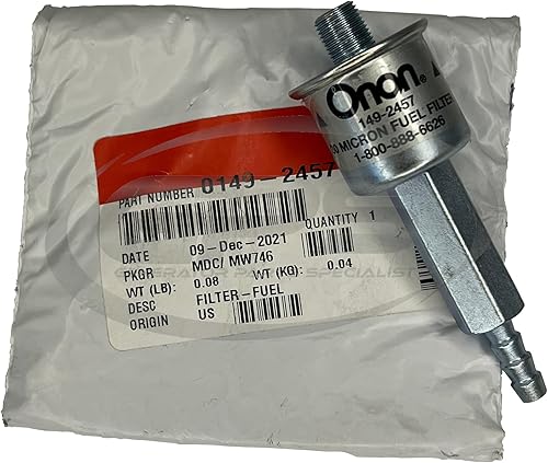 Miniatura 4 de GPS Kit de afinación especial de piezas para generador Cummins Onan RV Modelo KY 4000 con aceite ONAMAX 10W30 para uso con Spec P - R