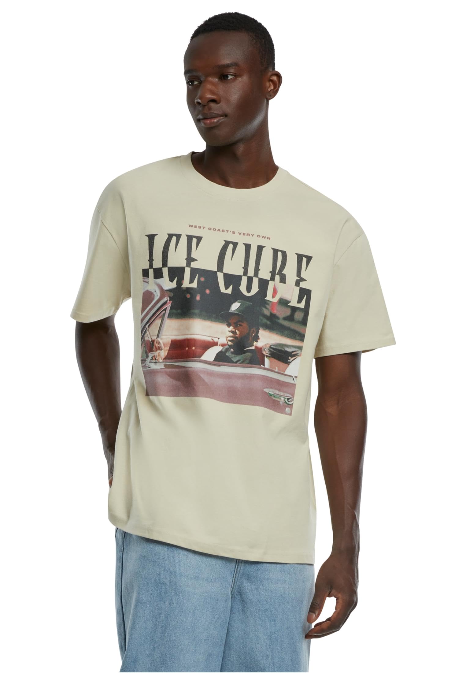 Mister Tee Men's T-Shirt, Sand, XS
